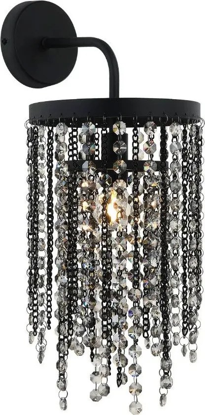 Toolight Toolight, nástenné svietidlo 1xE27, APP1315-W, čierna, OSW-06350