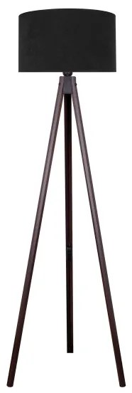 Brilagi - Stojacia lampa VELVET 1xE27/60W/230V wenge/čierna