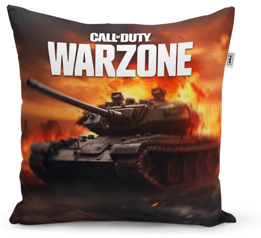 Sablio Vankúš Call of Duty Warzone - tank - 60x60 cm