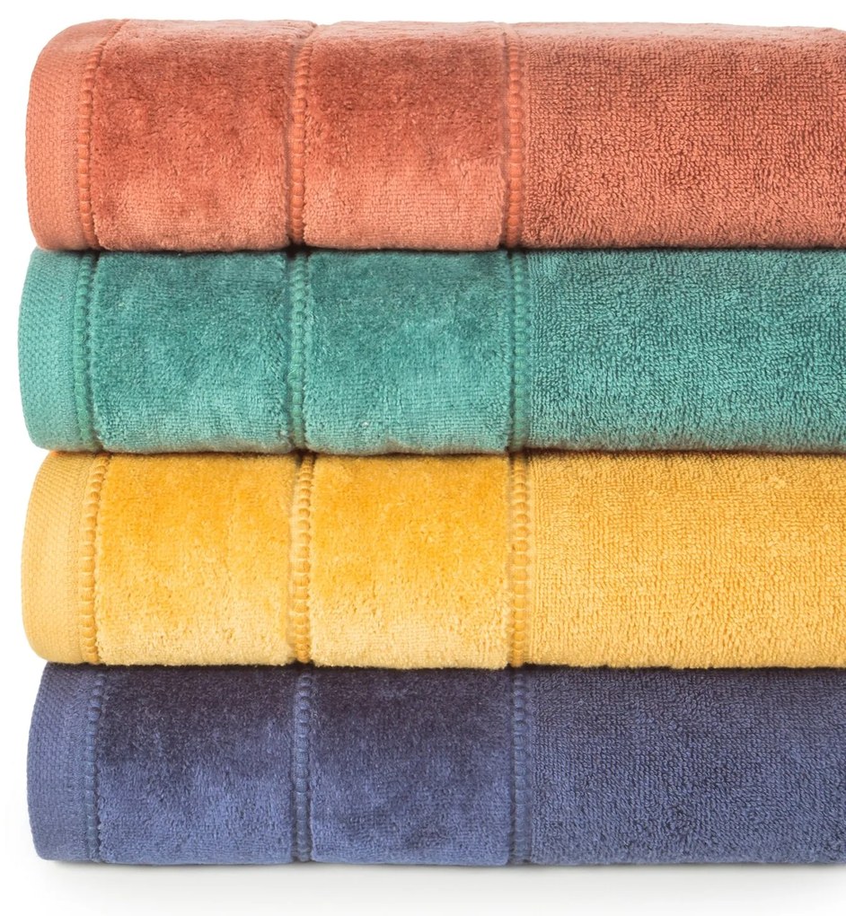 BAVLNENÝ UTERÁK MARI15 50X90 CM TMAVOMODRÁ