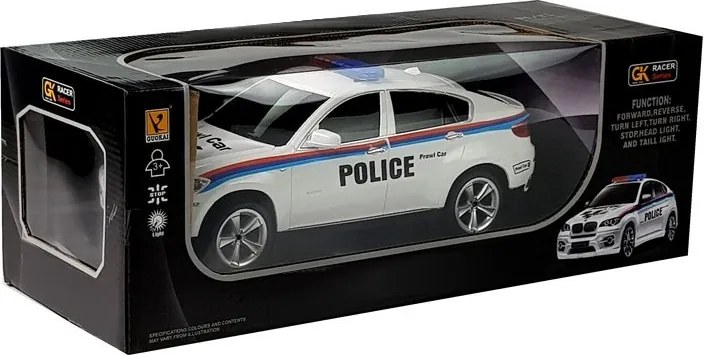 LEAN Toys Policajné kupé na diaľkové ovládanie R/C