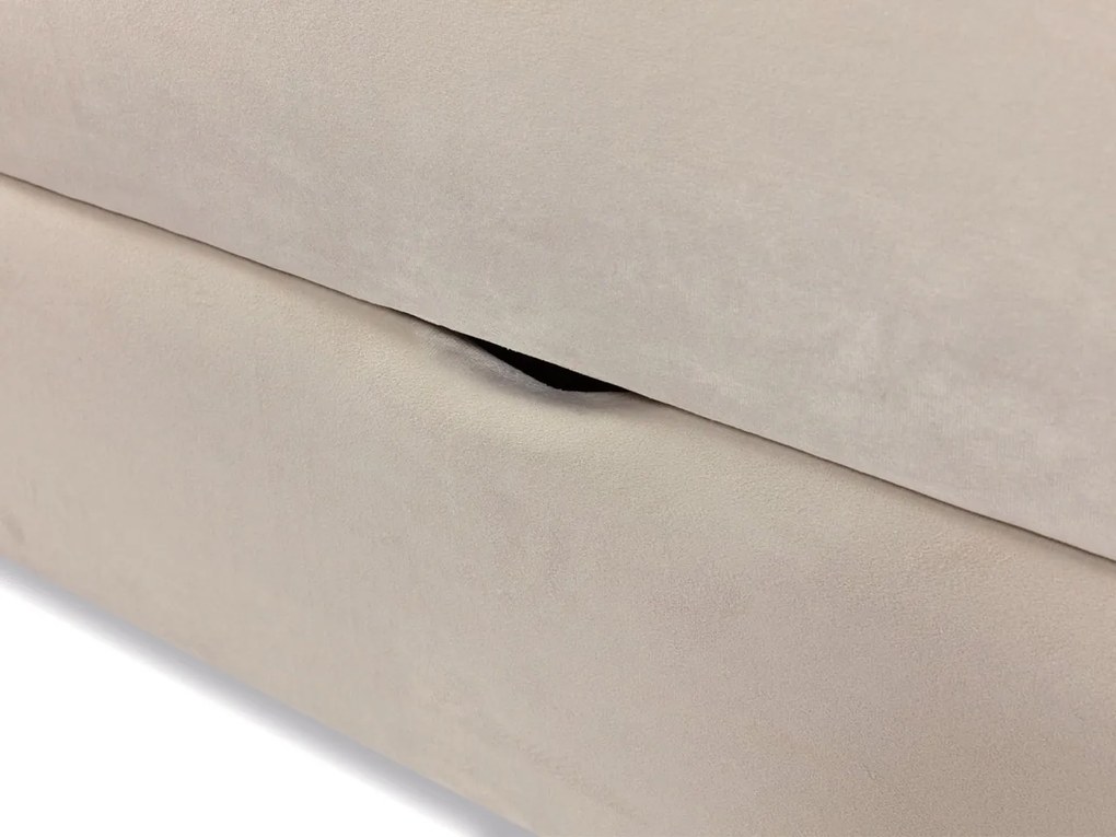 Moderná box spring posteľ Angela 180x200, sivá