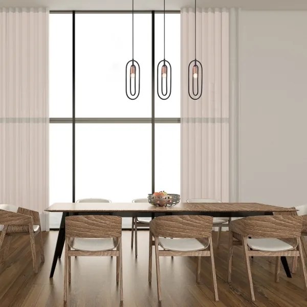 Rabalux 72264 - Luster na lanku ROVIER 3xE27/40W/230V