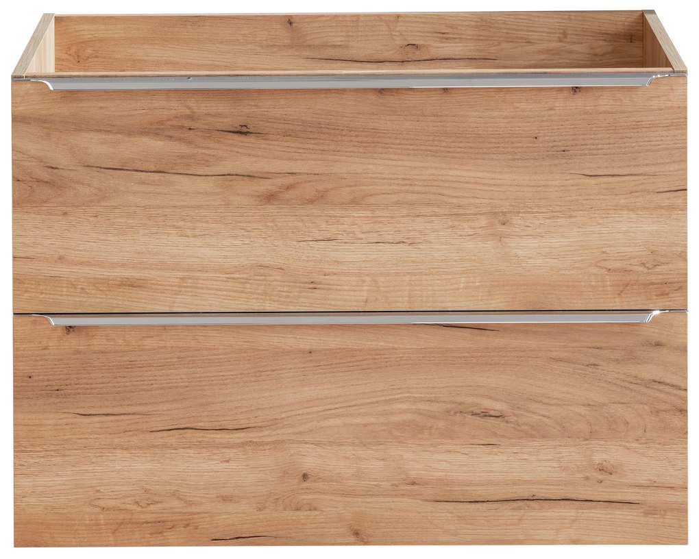 Kúpeľňová závesná skrinka pod umývadlo KAPA dub zlatý 80 cm