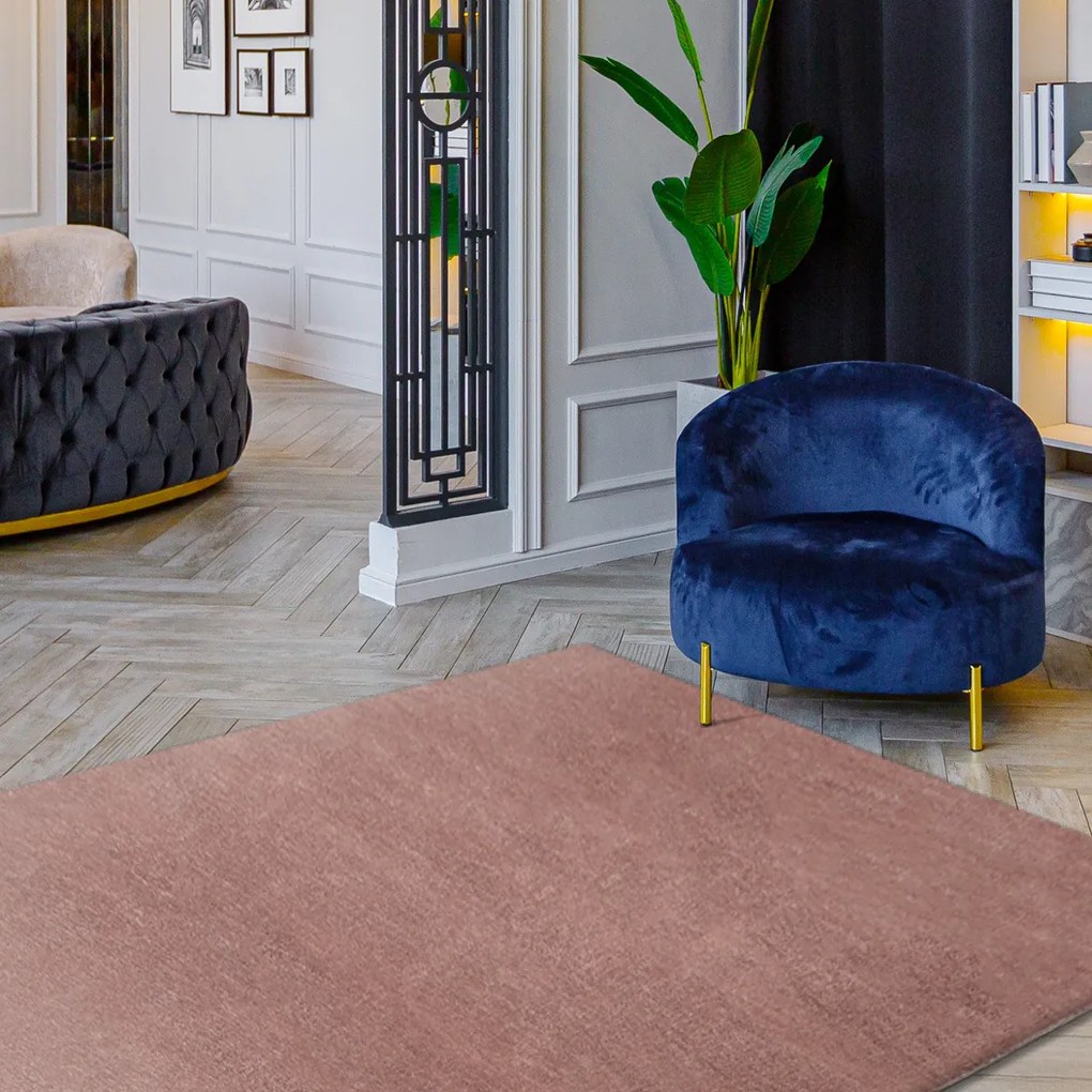 Dywany Łuszczów, Kusový koberec Visco Rabbit Pink 8, 200x290, ružová, detská izba