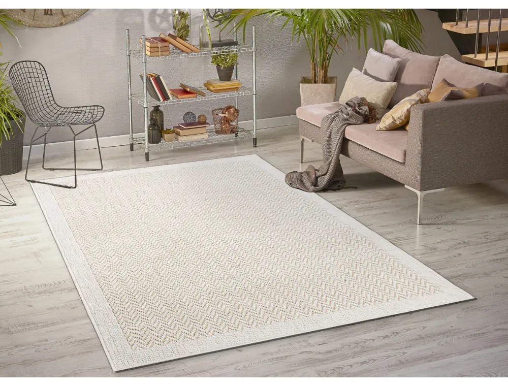 Kusový koberec Tesva krémový 194x290cm
