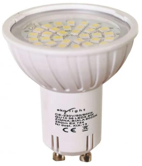 LED žiarovka GU10 Studená 3,5W 25W