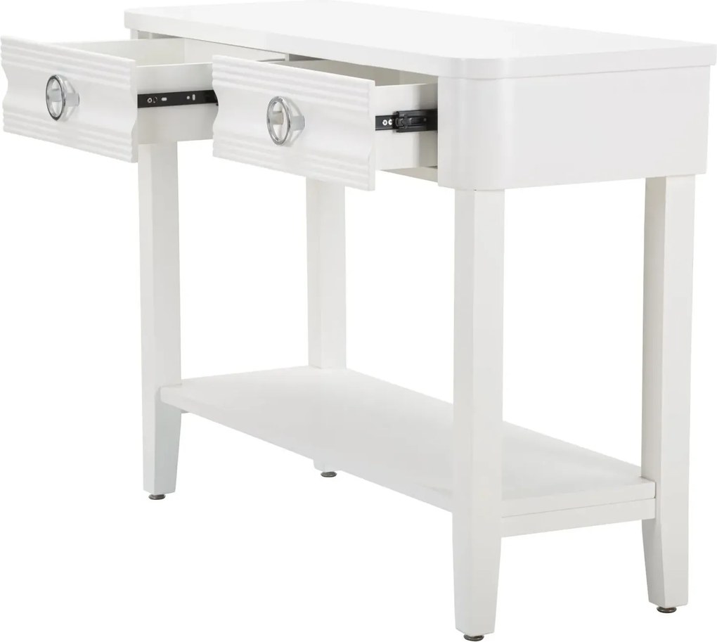 Konzolový stolík Shine 110 cm biely