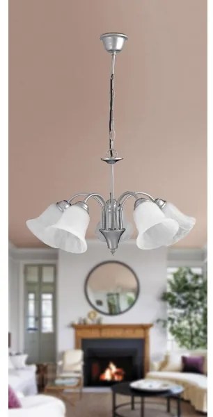 Rabalux 7365 - Luster na reťazi FRANCESCA 5xE14/40W/230V