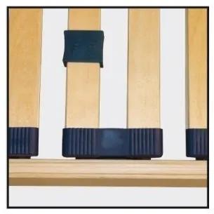 Texpol OPTIMAL HARD 5V -  lamelový rošt so zdvojenými lamelami 100 x 200 cm, bukové lamely + brezové nosníky
