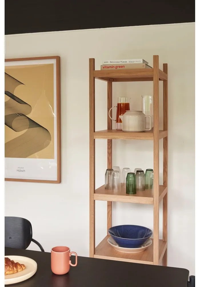 Regál z dubového dreva 45x180 cm Mason - Hübsch