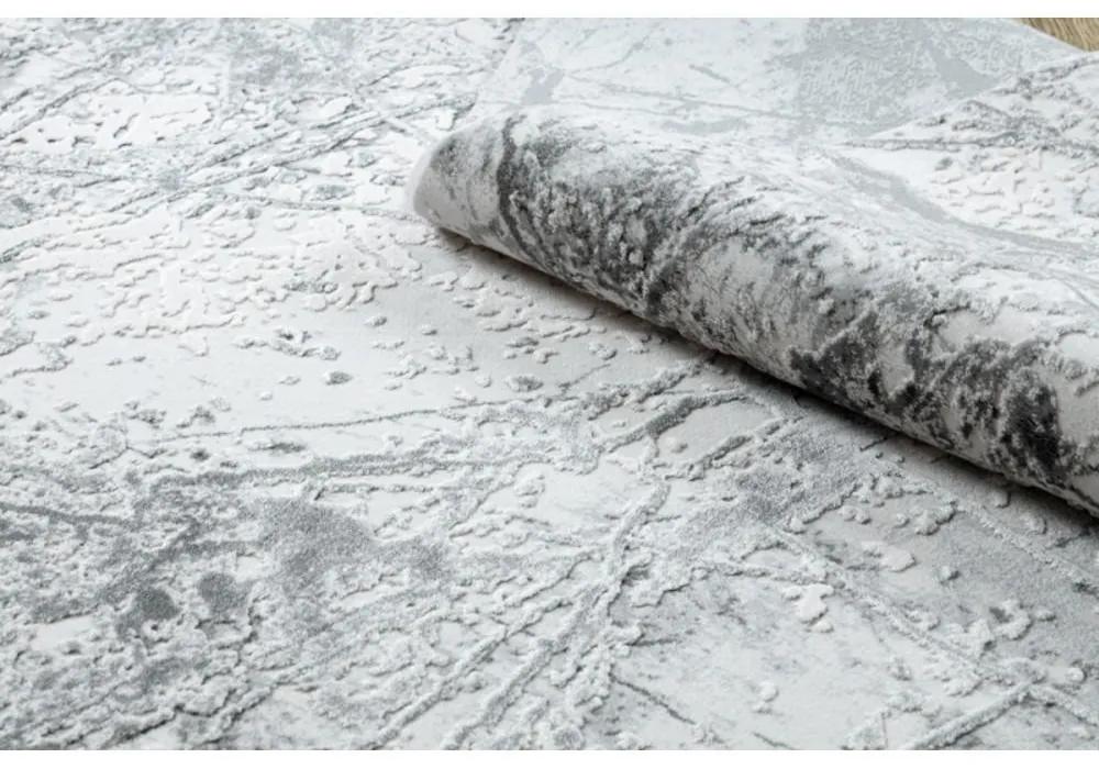 Luxusný kusový koberec akryl Ribon sivý 80x150cm