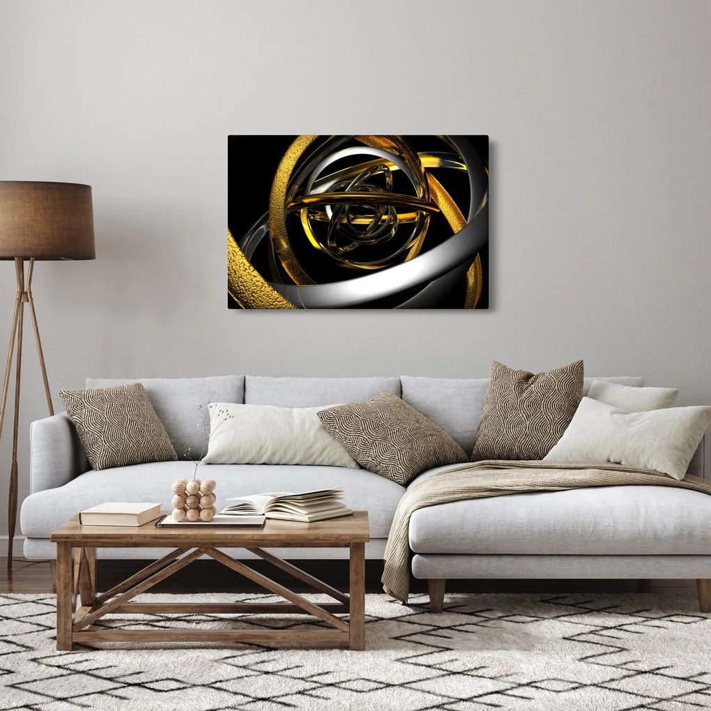 Obraz modernej abstrakcie (90x60 cm)