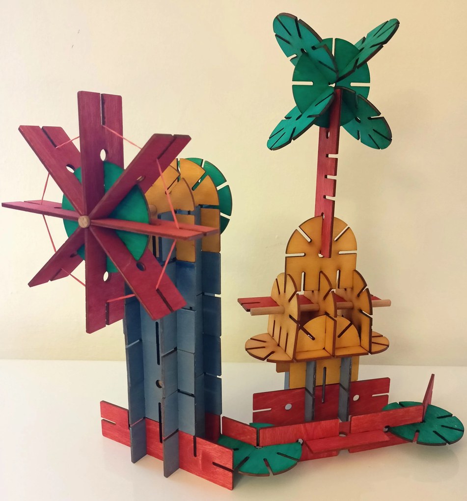 Stavebnica Creative design kit - farebná