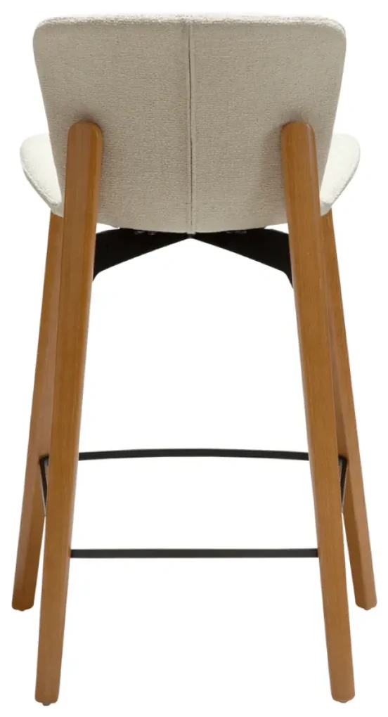 PARAGON ČALÚNENÁ BAROVÁ STOLIČKA white/oak