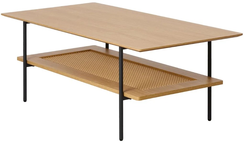 Dizajnový konferenčný stolík Lakshmana 110 cm prírodný dub