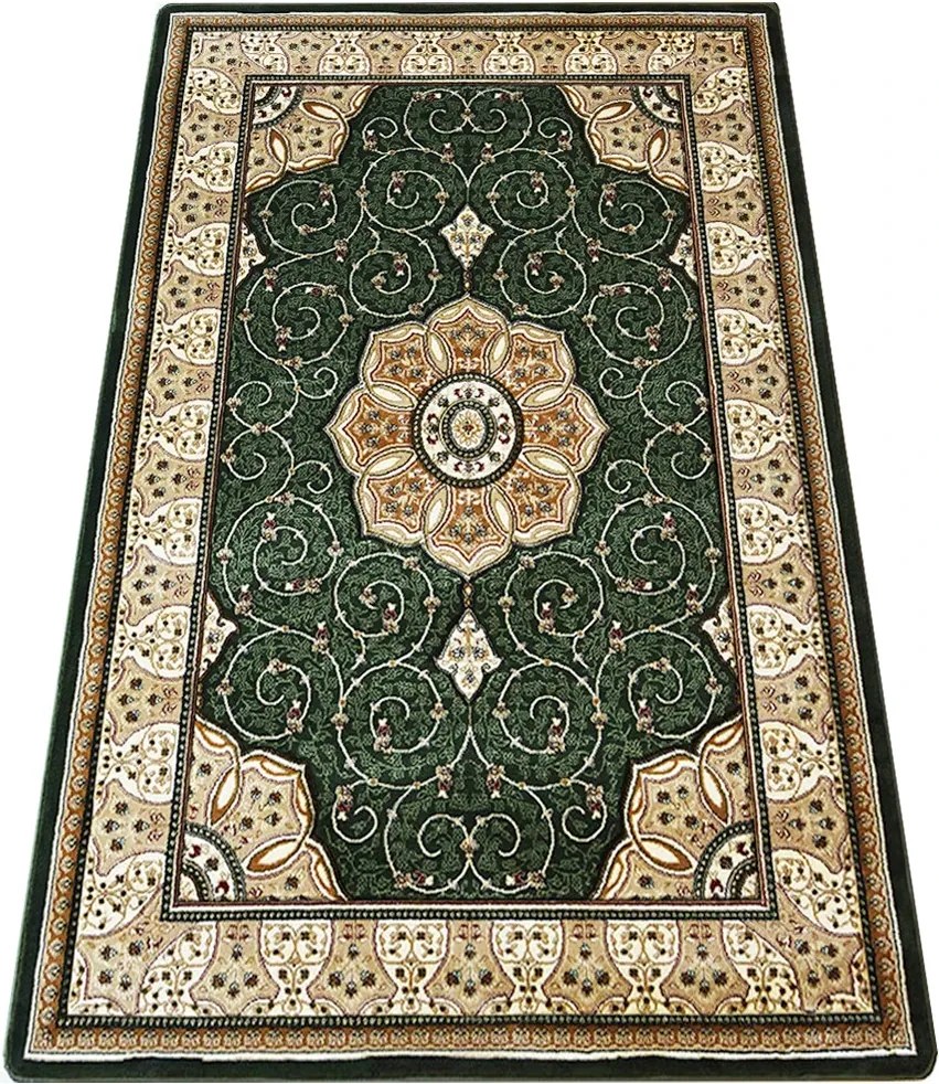 BE Koberec Adora 5792 GREEN – zelený obdĺžnikový Rozmer: 280x370 cm