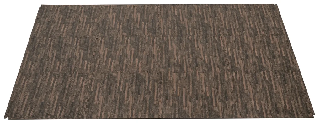 Bestway Penová podložka k záhradnému bazénu Imitácia dreva 12 ks 50x50cm 58712