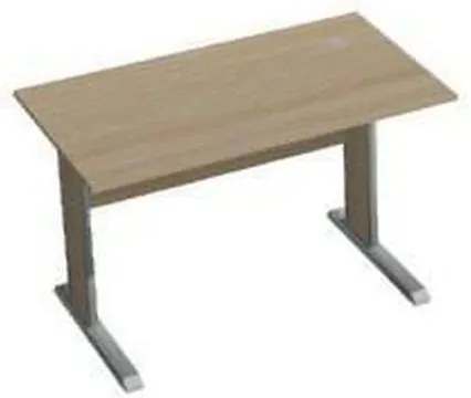 Kancelársky stôl Set, 120 x 70 x 75 cm, rovné vyhotovenie, svetlé drevo