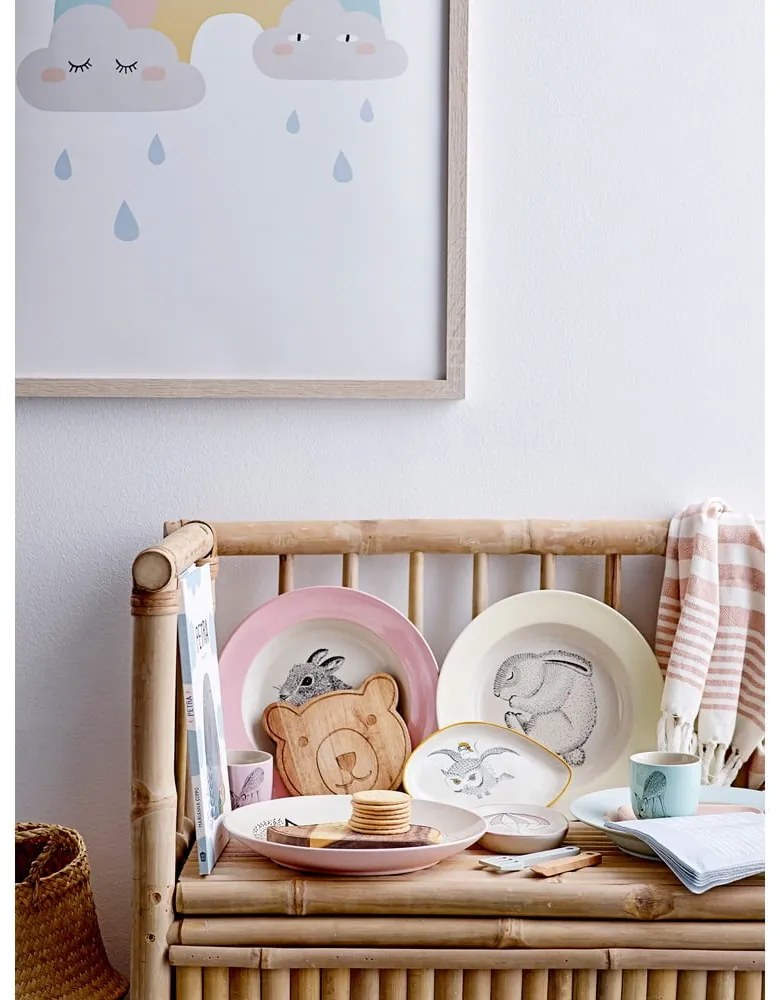 Nástenný plagát v prírodnom ráme Bloomingville Mini Saida Frame, 55 x 75 cm