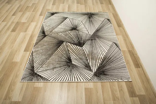 Koberec Studio E840A Geometria čierny / krémový