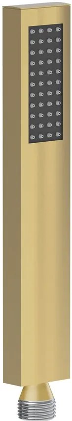 Sapho Sapho, mosadzná ručná sprcha, 200mm, zlatá matná, DO319