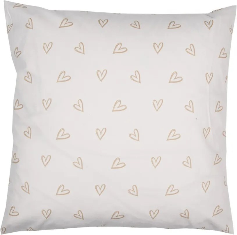 Obliečka na vankúš s motívom zajačika a srdiečok Bunnies in Love - 45*45 cm