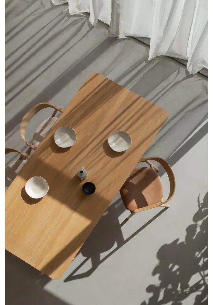 Jedálenský stôl s doskou z dubového dreva 220x90 cm Tink - Gazzda