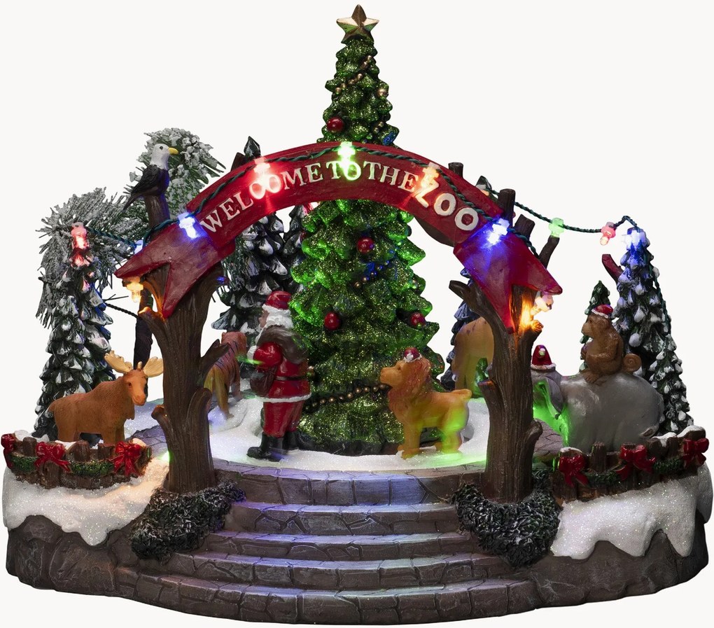 Vianočná LED dekorácia Christmas Zoo