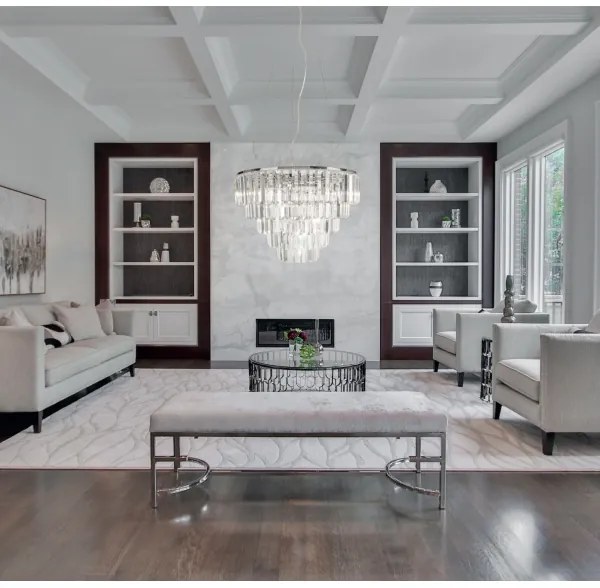 MAXLIGHT P0260 - Luster na lanku MONACO 15xG9/40W/230V pr. 60 cm chróm