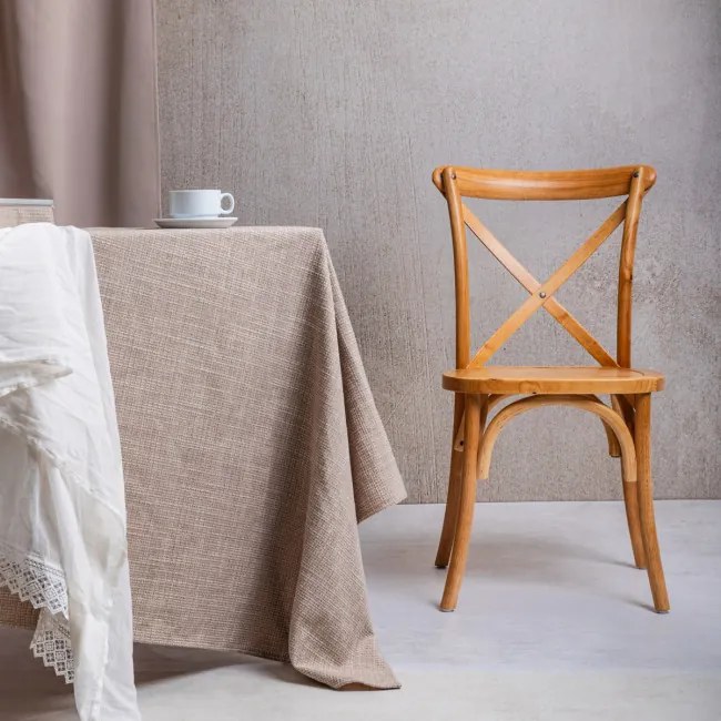 Jedálenská stolička LOSELI drevená / naturálna 712081