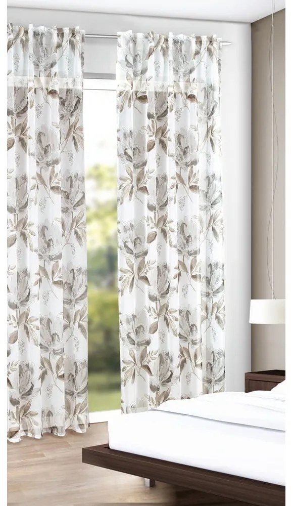 Bielo-hnedý záves 135x245 cm – Sehlbach