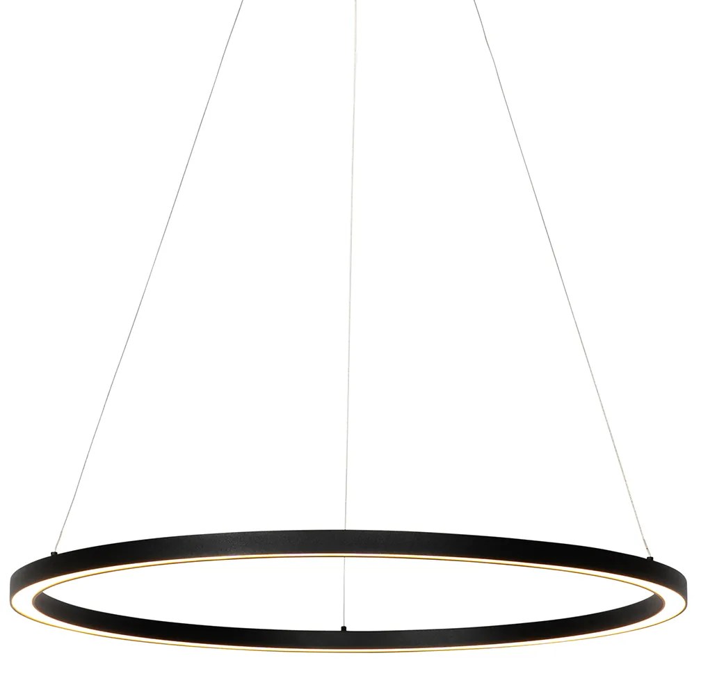 Závesné svietidlo čierne 80 cm vrátane LED 3-stupňové stmievateľné - Girello