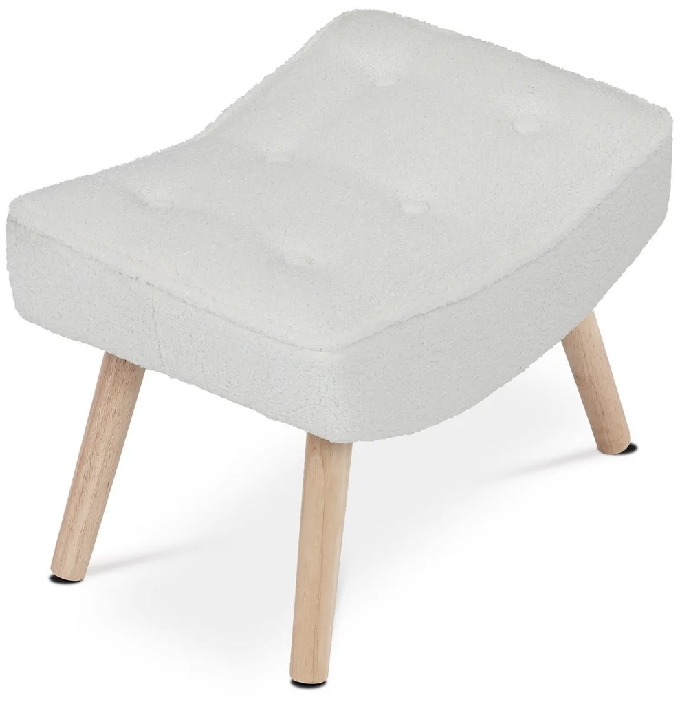 Podnožka Bouclé WT2, biela