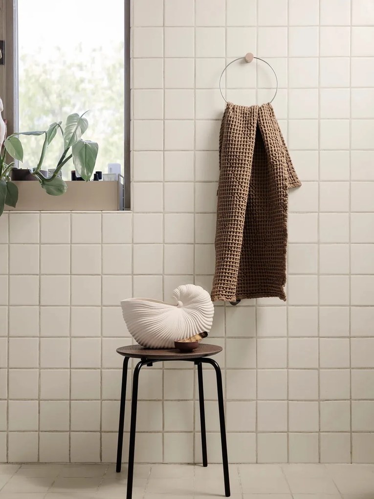 Ferm Living Osuška z organickej bavlny Tan 70 x 140 cm