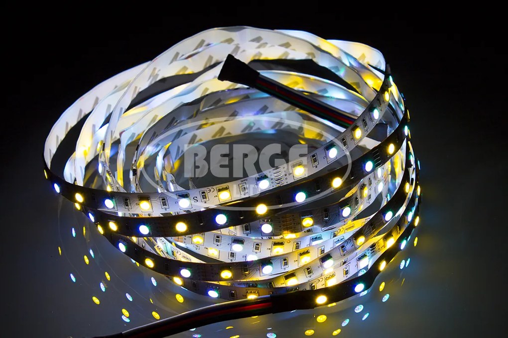 BERGE LED pásek - SMD 5050 - RGB+WW - 2,5 m - 60 LED/m - 14,4 W/m - IP20