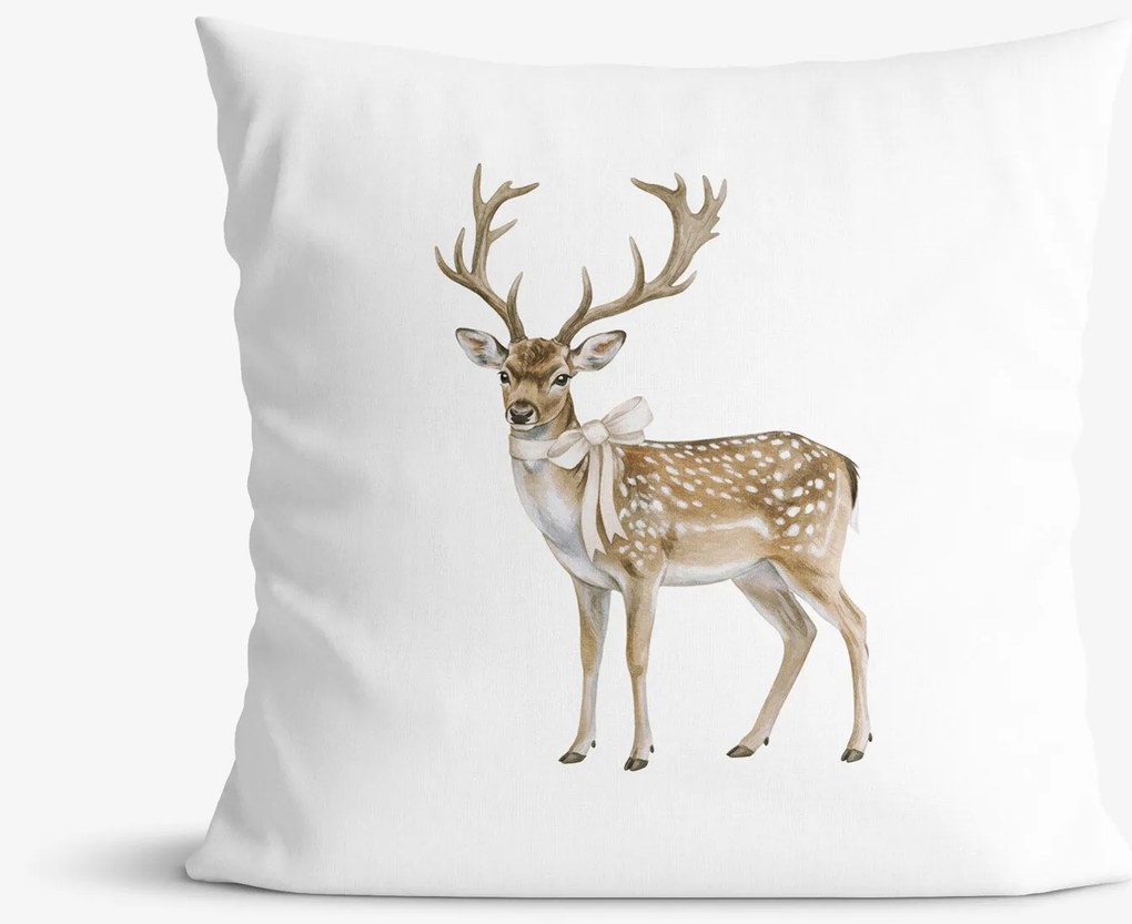 Goldea dekoračná obliečka na vankúš - daniel s mašľou 45 x 45 cm