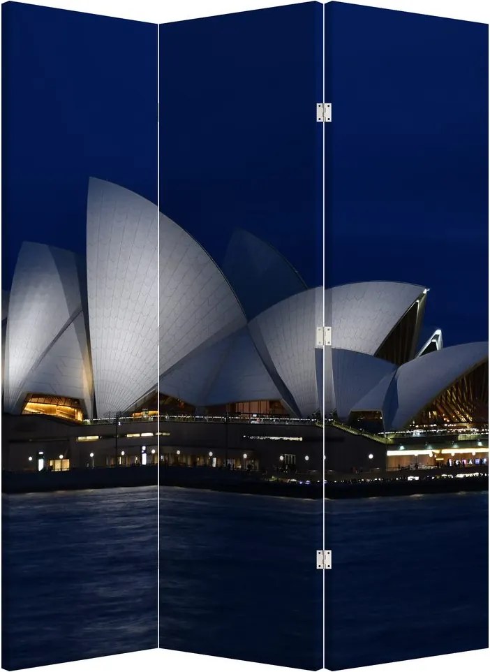 Paraván - Nočné Sydney (126x170 cm)