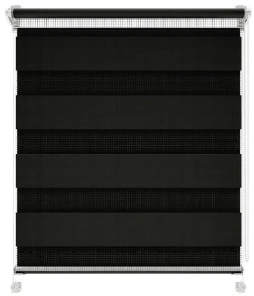 Gario Roleta Deň a noc Mini Standard Čierna Šírka: 128 cm, Výška: 220 cm