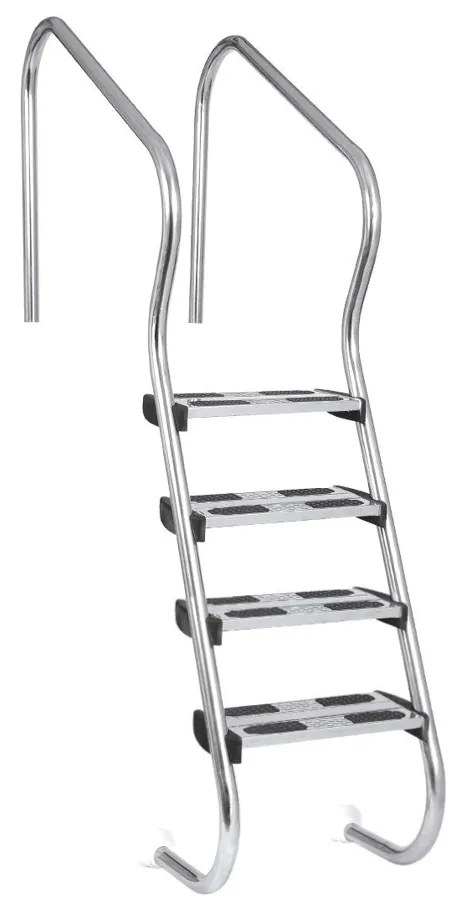 4-stupňový bazénový rebrík / schody