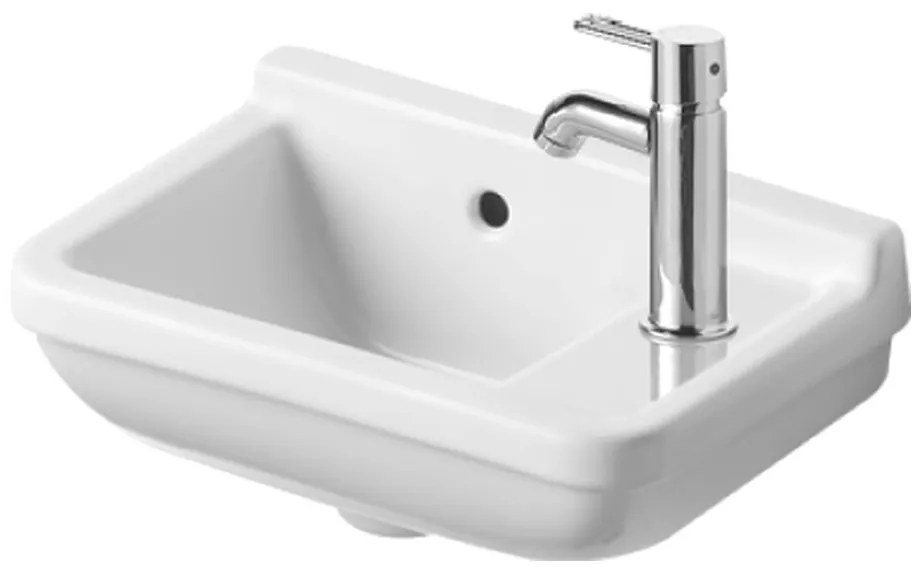 Duravit Starck 3 - Umývadielko 400x260 mm, s prepadom, biela 0751400000