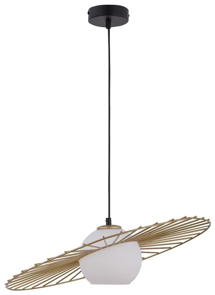 Luster na lanku SOL 1xE27/60W/230V zlatá