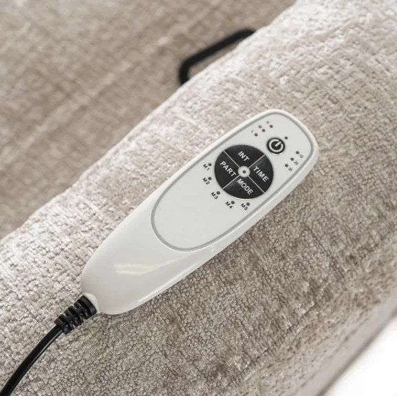 Masážne polohovateľné kreslo ARIEN bežový zamat - vintino.sk