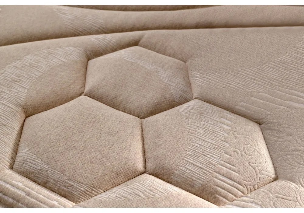 Tvrdý/stredne tvrdý penový obojstranný termoregulačný matrac 200x200 cm Tempus Gold – Moonia