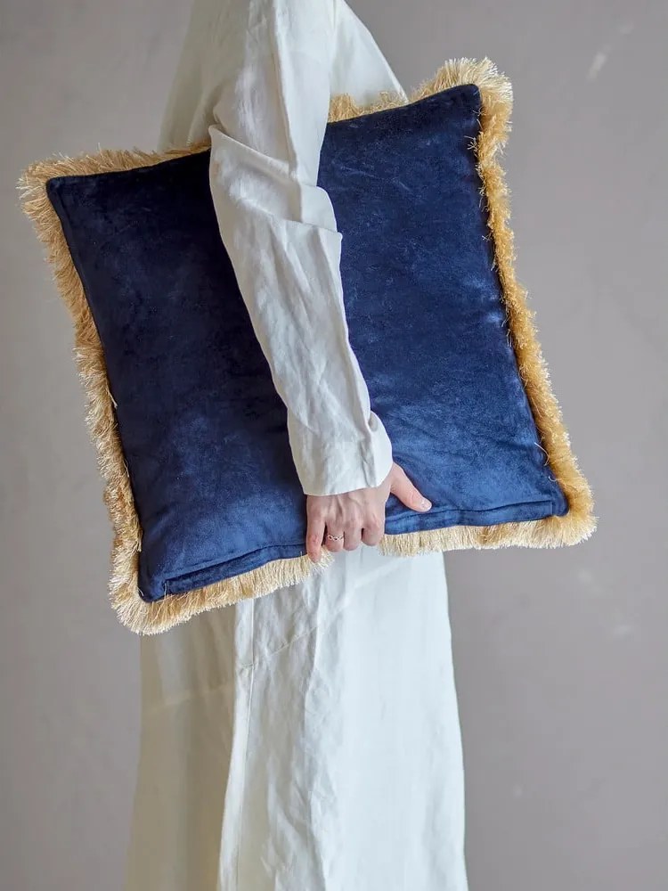 Dekoračný vankúš s prímesou bavlny 45x45 cm Eydis – Bloomingville