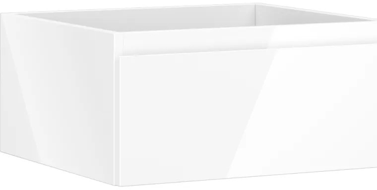 Mexen Orio, kúpeľňová skrinka 50 cm, 1 zásuvka, biela lesklá, 91A10-05023-1-BF00