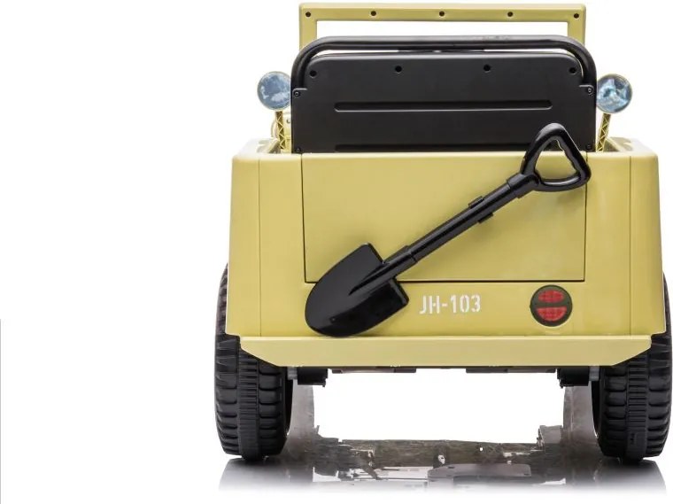 LEAN CARS JH-103 Khaki 4x4 batériové auto