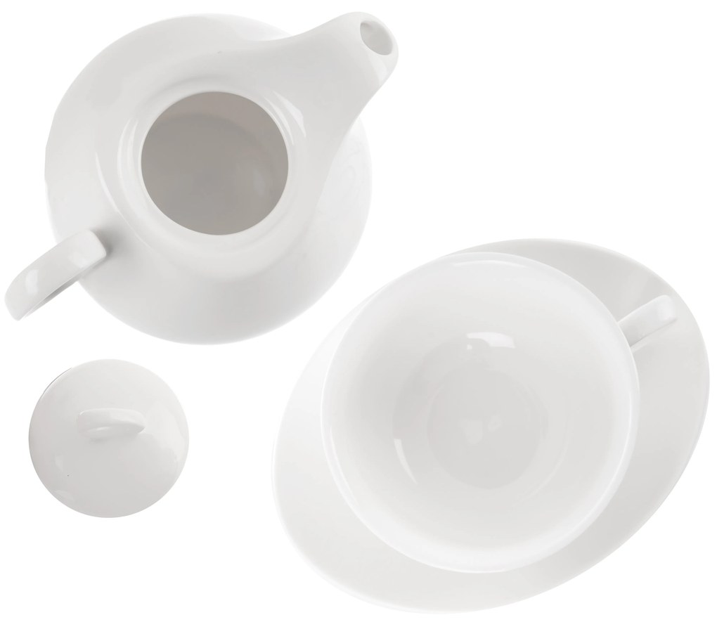 Čajová súprava MONA, 3 diely, porcelán, 2 ks