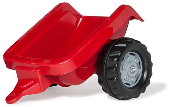 Šlapací traktor s vlečkou Rolly Toys 012411 červený