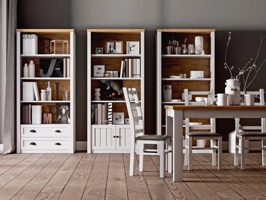 Komoda PROVENCE K3S, sosna andersen / dub lefkas